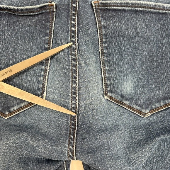 Abercrombie + Fitch Jeans Womens SZ 25L Dark Blue Simone High Rise Super Skinny - Picture 15 of 15